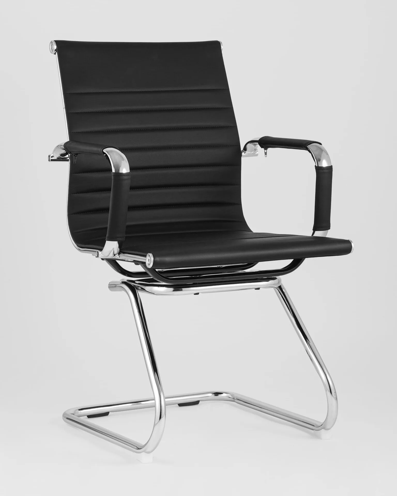 Кресло для посетителей TopChairs Visit черное.