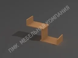 Полка настенная СТ ПН3_780*280*524 СТ ПН3_780*280*524