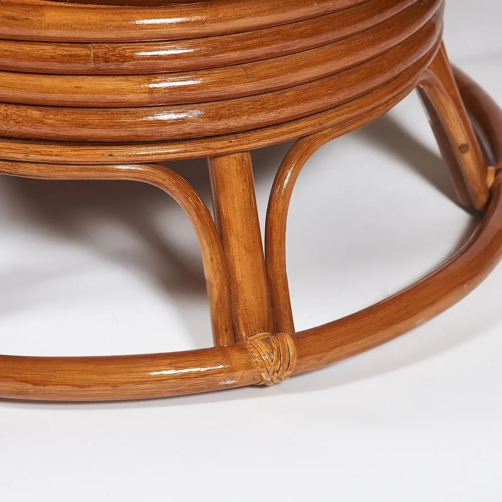 Кресло-качалка PAPASAN/ПАПАСАН w 23/01 B /с подушкой/ Cognac (коньяк)_13751.