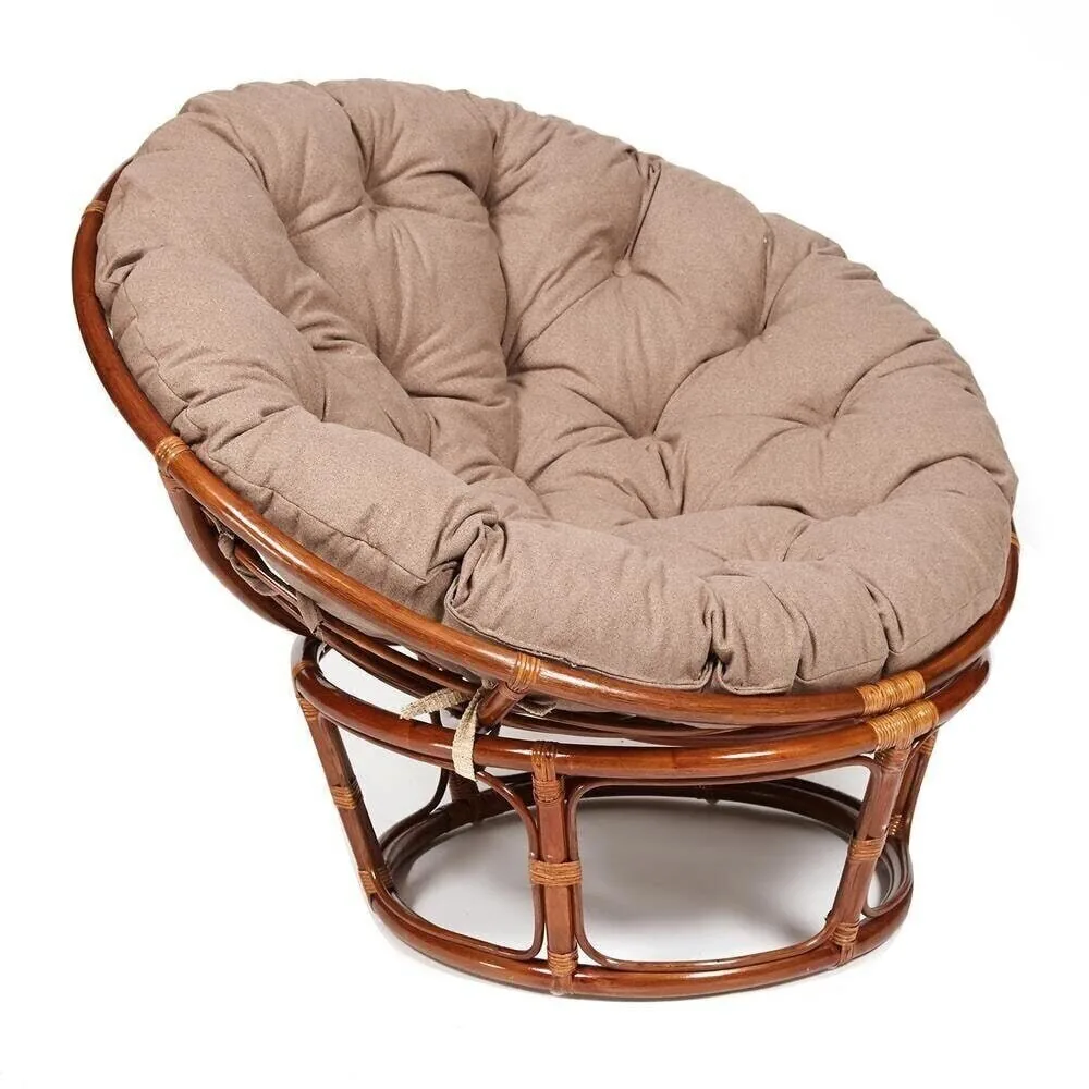 Кресло PAPASAN/ПАПАСАН 23/01 W  /с подушкой/ Pecan (орех)_13745.