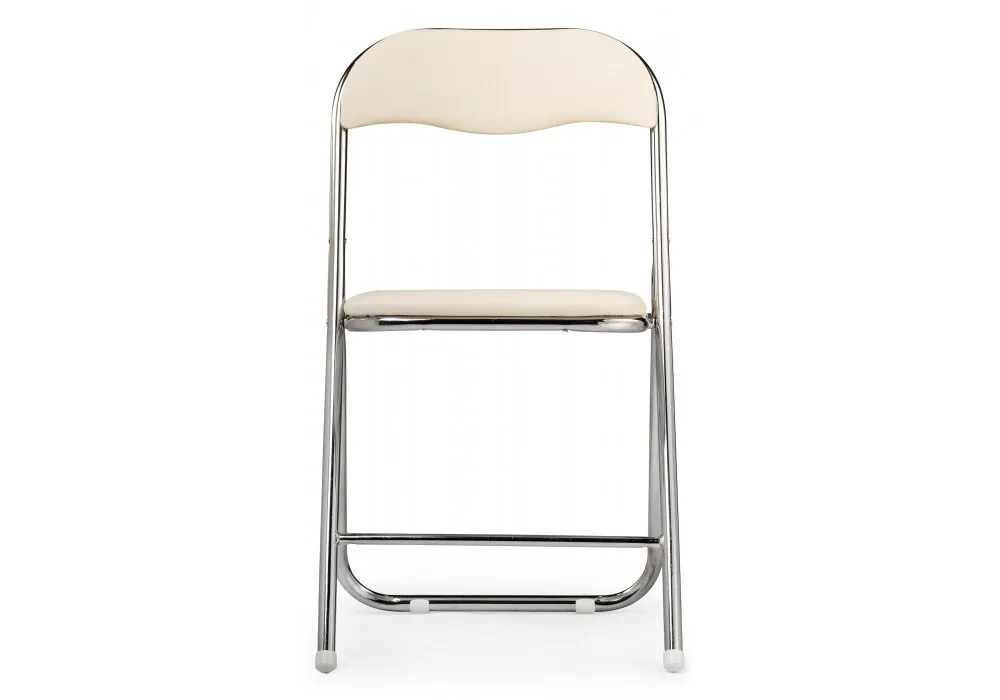 Стул на металлокаркасе Fold 1 складной beige / chrome 15481