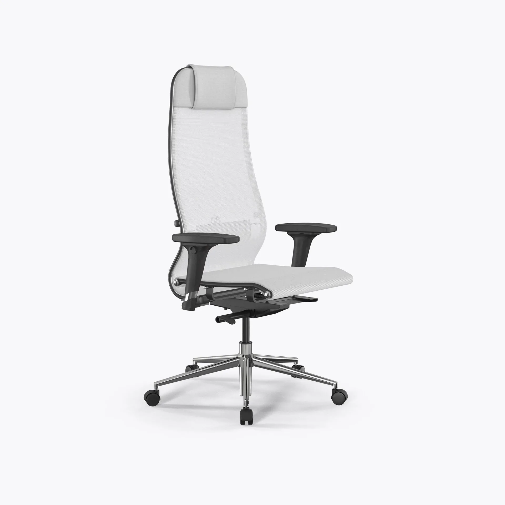 Кресло Метта SynchroSit 10 B1-104D - T /Um00/Nb00/D02P(M23.B23.G18.W02) (Белый)