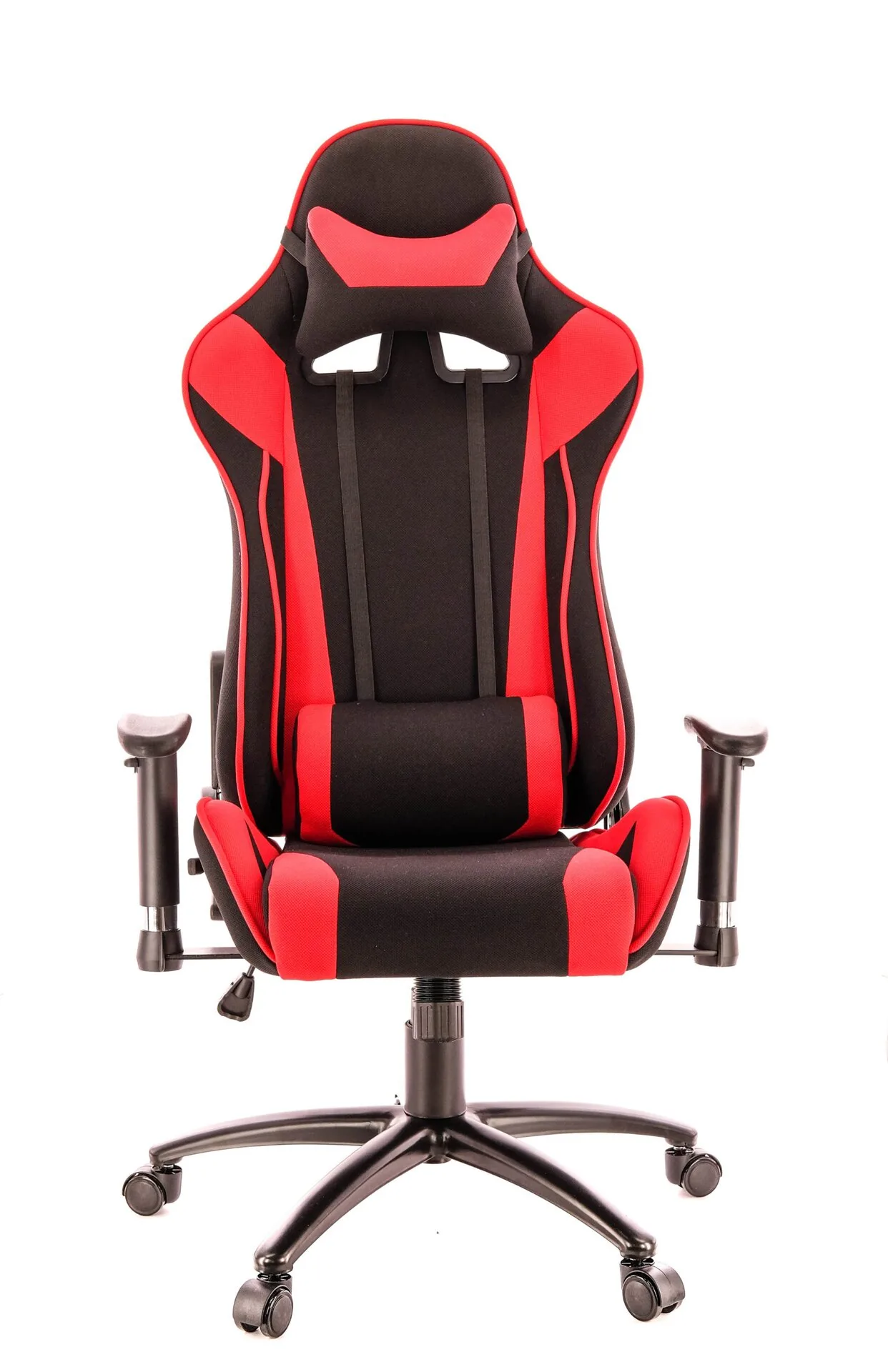 Геймерское кресло Everprof Lotus S4 Ткань Черный/Красный