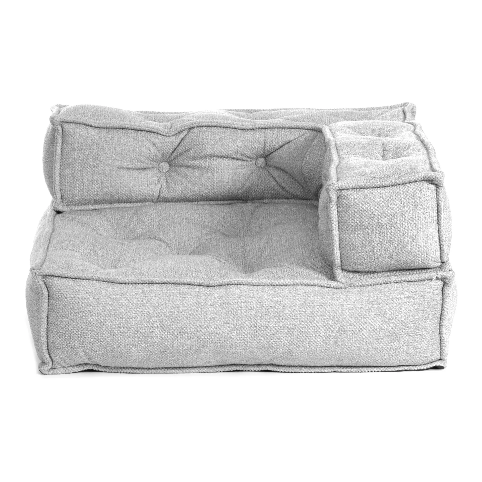 Модуль мягкий угловой Miracle VT shape silver_25336.