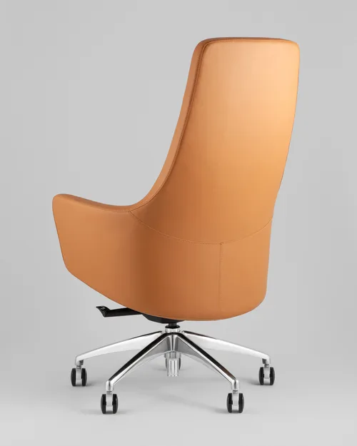 Кресло руководителя TopChairs Ferris коричневое.