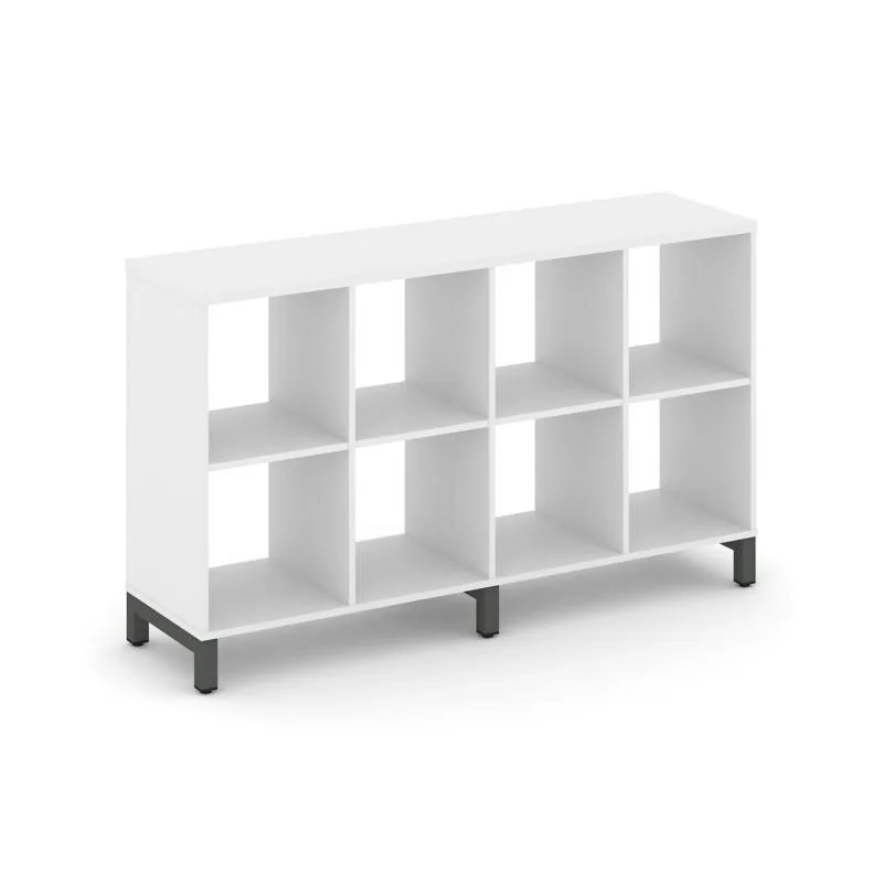 Стайл Проджект Каркас стеллажа 2 яр. SN.KS-240 Белый/Металл Антрацит 1488*400*881